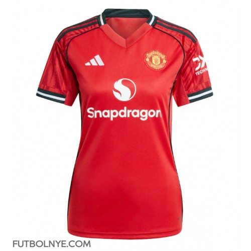 Camiseta Manchester United Primera Equipación para mujer 2025-26 manga corta